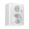 Automatic bird sound speaker with PIR motion sensor, freestanding